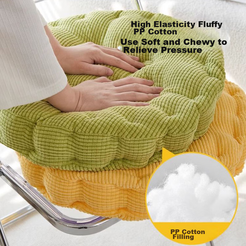 Pierre Cardin Seat Cushion, Thickened Chair Pad, Butt Cushion for Students' Dorm...