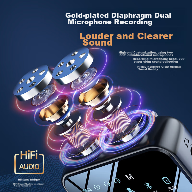 Newman MC206 Wireless Lavalier Microphone, Live Streaming And Recording Equipmen...