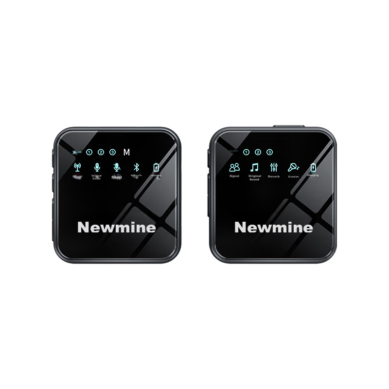 Newman MC206 Wireless Lavalier Microphone, Live Streaming And Recording Equipmen...