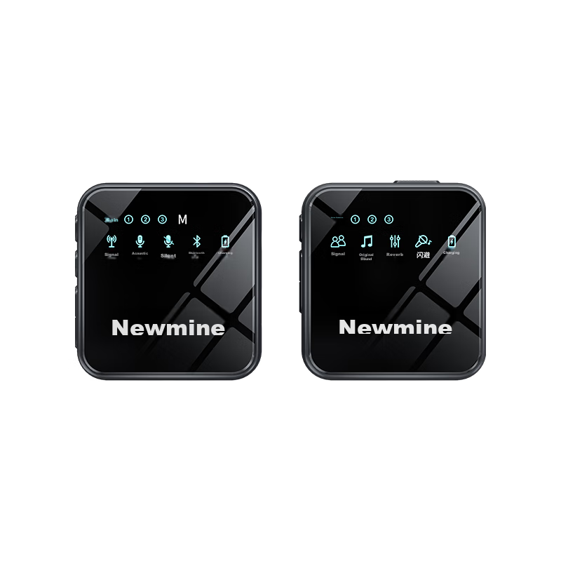 Newman MC206 Wireless Lavalier Microphone, Live Streaming And Recording Equipmen...