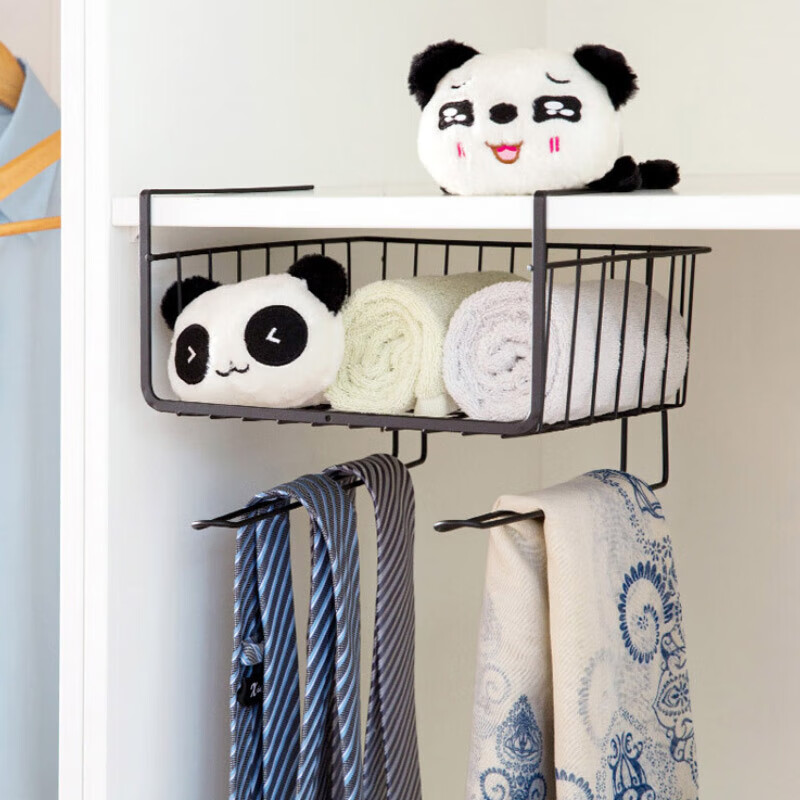 Quanshi Kitchen And Bathroom No-Drill Hanging Rack, Organizer Shelf, Kitchen Sto...