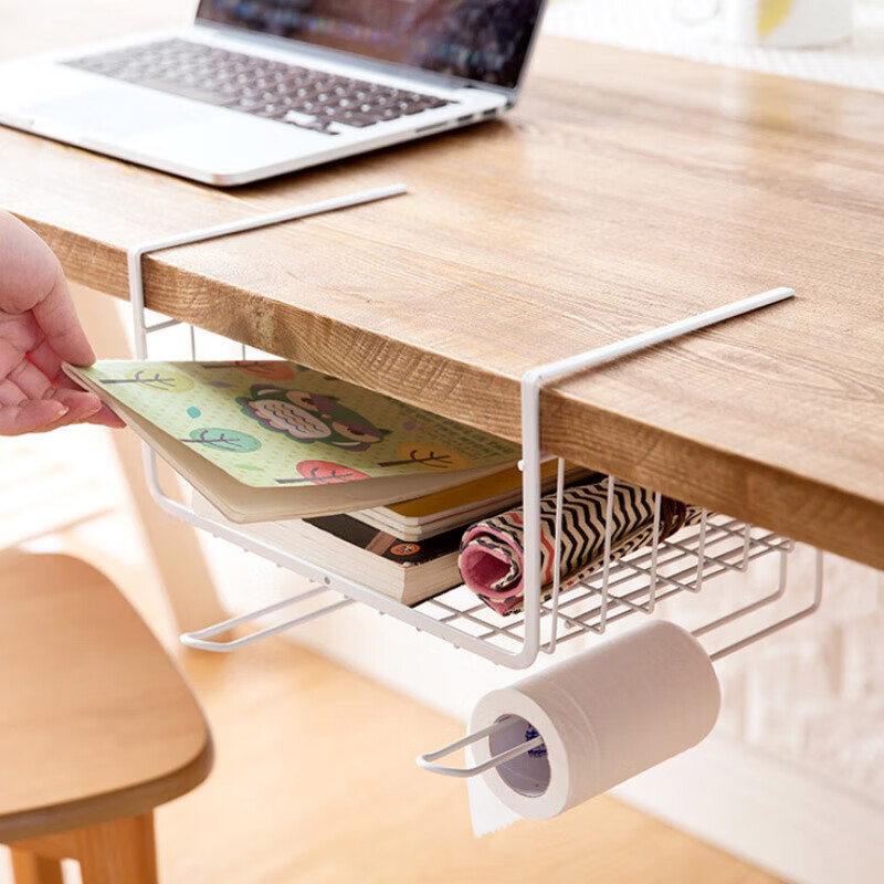 Quanshi Kitchen And Bathroom No-Drill Hanging Rack, Organizer Shelf, Kitchen Sto...