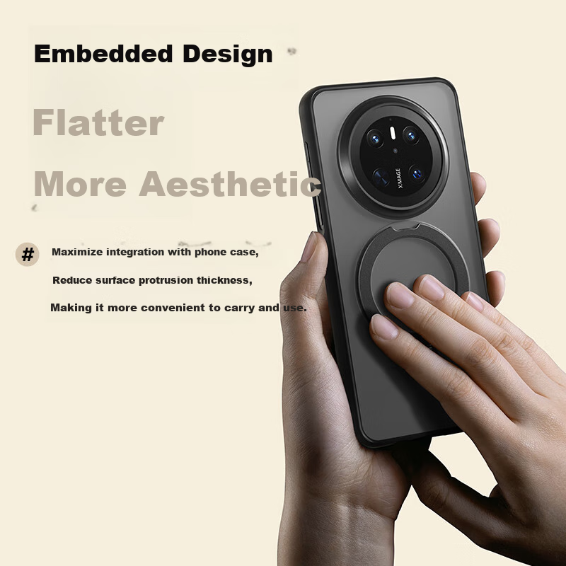 PISEN Huawei Mate70 Phone Case Mate70 Skin-Feel Protective Cover with Stand Magn...