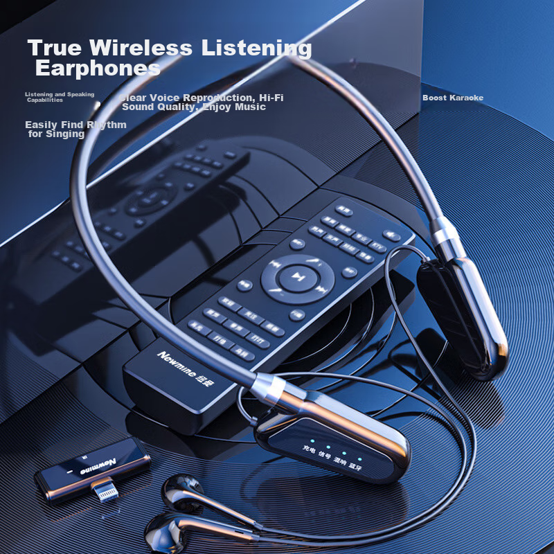 Newman C02 Wireless Monitoring Live Streaming Headset, Host-Specific Sound Card...