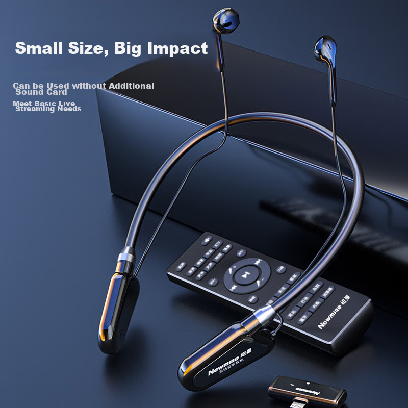 Newman C02 Wireless Monitoring Live Streaming Headset, Host-Specific Sound Card...