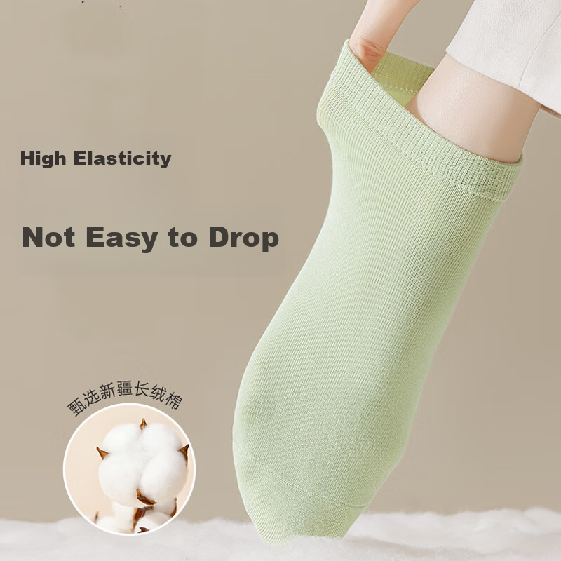 Ordifen 5 Pairs Women's Socks, 5A Antibacterial, All-Season Wear, Spring And Sum...