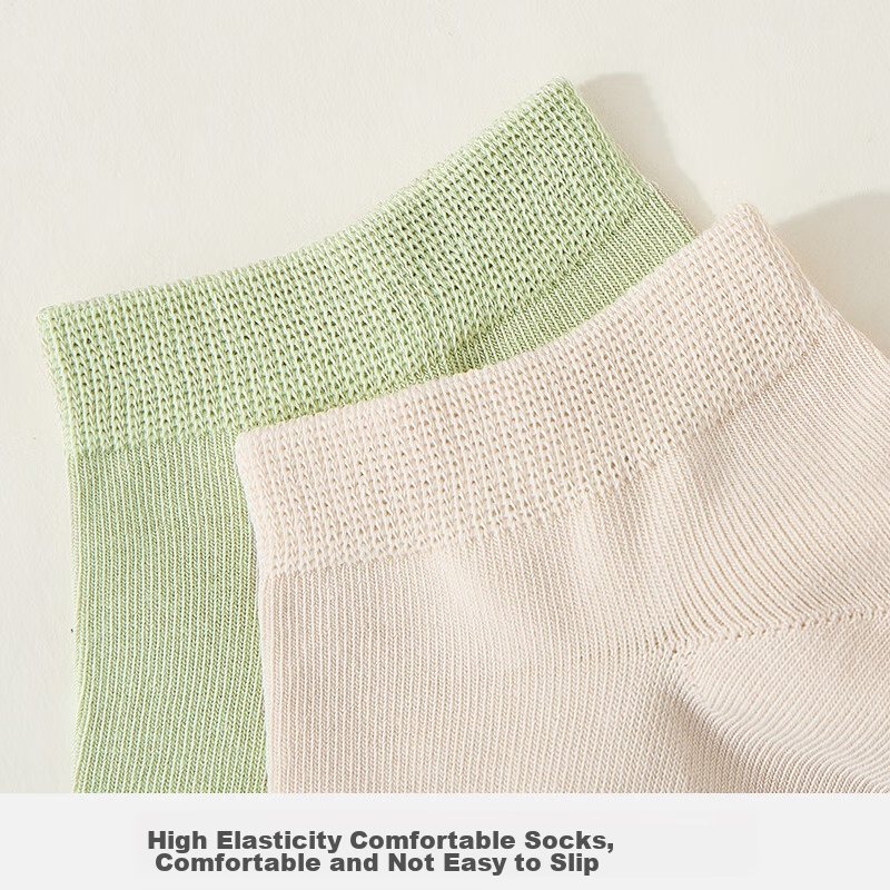 Ordifen 5 Pairs Women's Socks, 5A Antibacterial, All-Season Wear, Spring And Sum...