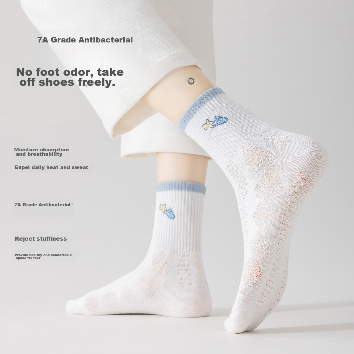 Sanqiang [Yinxiang Series] Women's Socks, Summer Pure Cotton 100% Cotton Socks,...