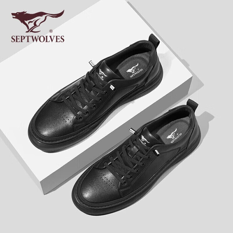 SEPTWOLVES Men's Versatile Shoes, Men's Sneakers, Men's Casual Leather Shoes, Me...