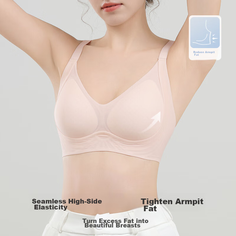 Ordifen Ice Silk Seamless Wireless Women's Underwear, Summer Thin Style, Push-Up...