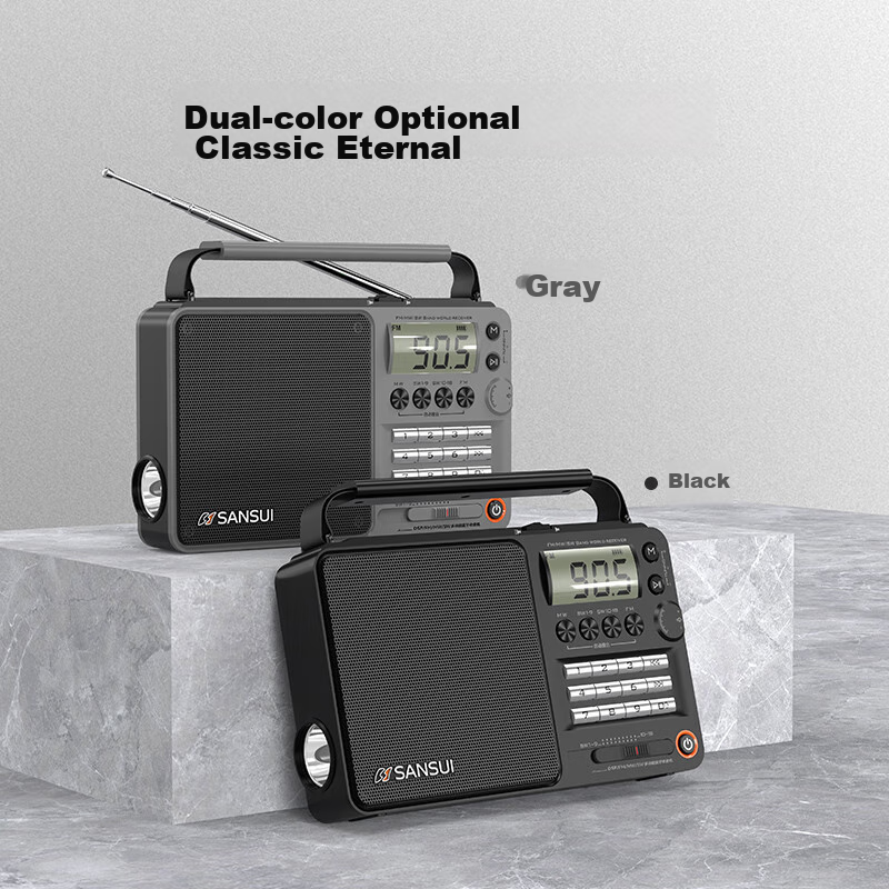 Shanshui M36 Elderly All-Band Radio, Rechargeable Card-Insert Mini Bluetooth Spe...