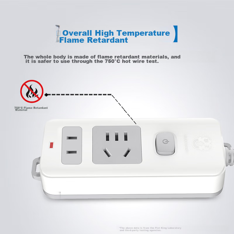 QUANWANG New National Standard Socket/power Strip/extension Cord 2-Outlet Master...