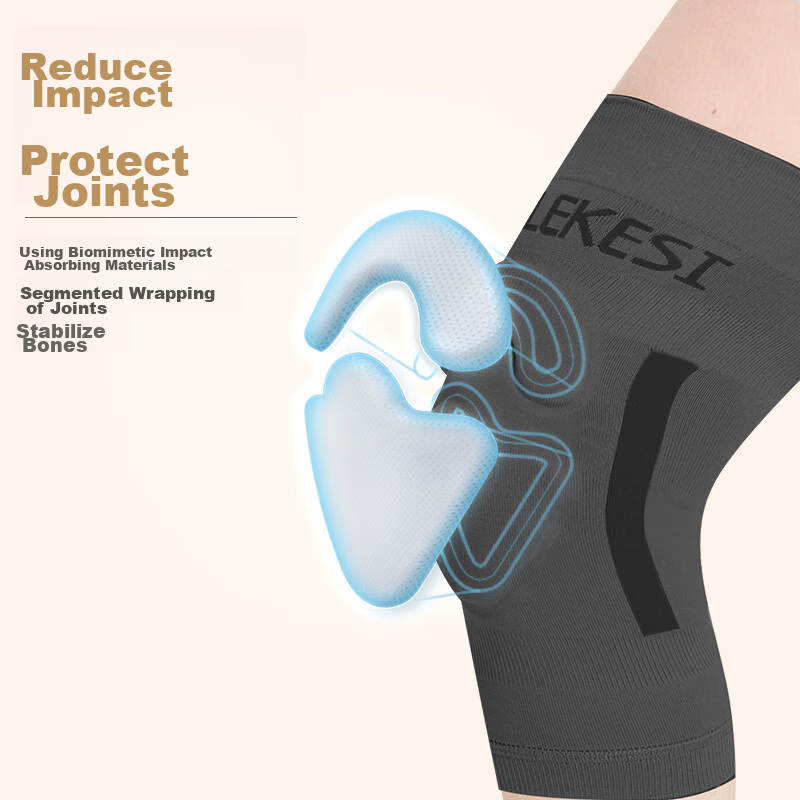 Nailekesi Professional Heels Dance Knee Pads, Thin Anti-Collision, for Women's D...