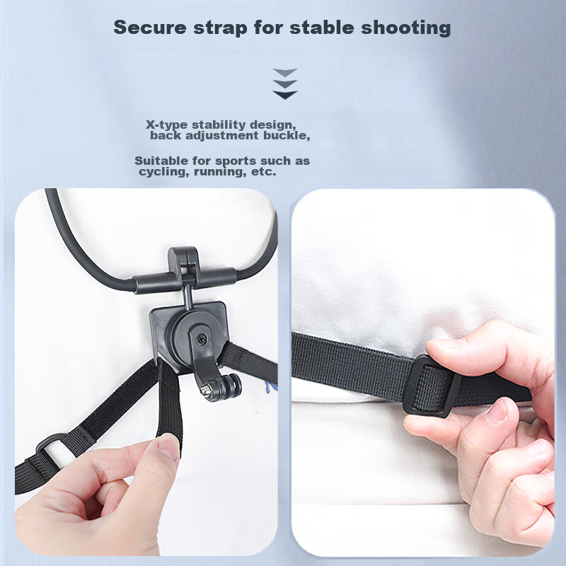 Qiyeh Neck Strap Mount Compatible with Insta360 X5 Panoramic Action Camera, Inst...