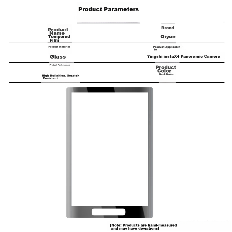 Qiyefilm Protective Film, Suitable for Insta360 X4 Panoramic Camera, Insta360 X4...