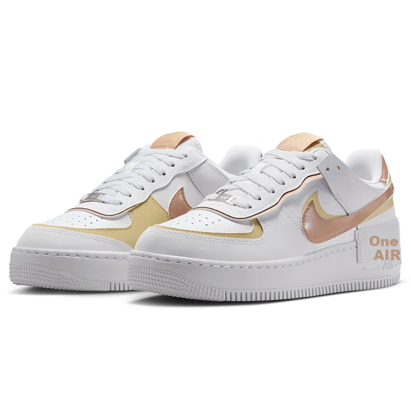 NIKE Women's Casual Board Shoes Air Force 1 Sneakers DZ1847-111 White 37.5