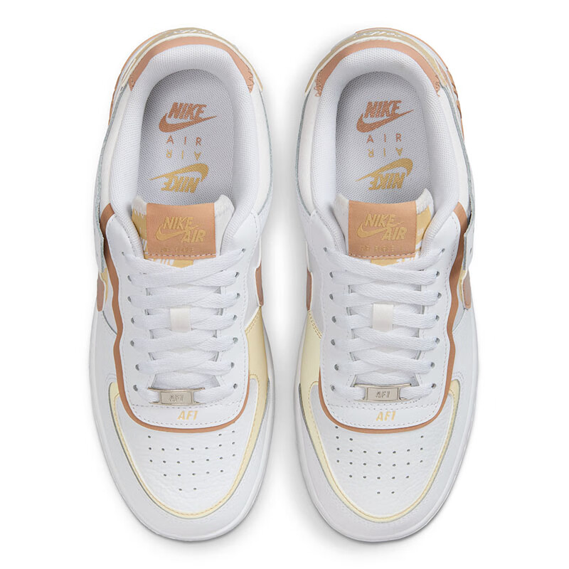 NIKE Women's Casual Board Shoes Air Force 1 Sneakers DZ1847-111 White 37.5