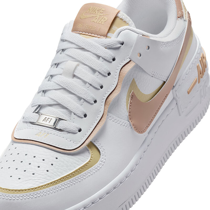 NIKE Women's Casual Board Shoes Air Force 1 Sneakers DZ1847-111 White 37.5