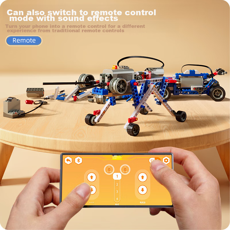 Qiwu Children's Science Experiment Kit, Electric Building Blocks Toy, Programmin...