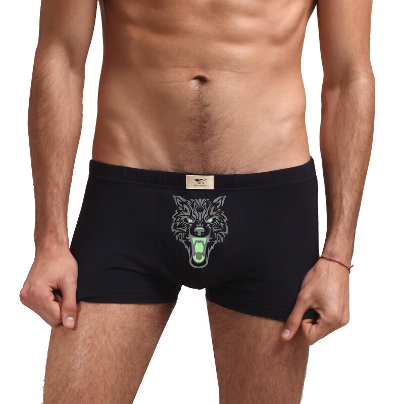 SEPTWOLVES Men's Pure Cotton Boxer Briefs, High-Elastic Full Cotton Skin-Friendl...