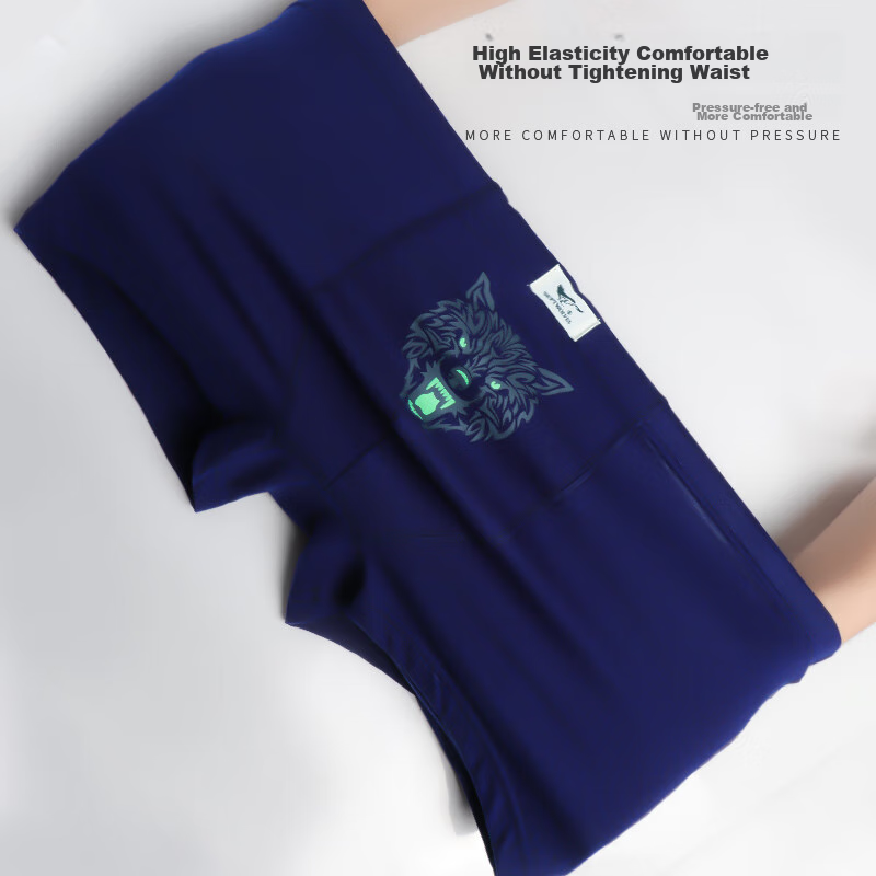 SEPTWOLVES Men's Pure Cotton Boxer Briefs, High-Elastic Full Cotton Skin-Friendl...