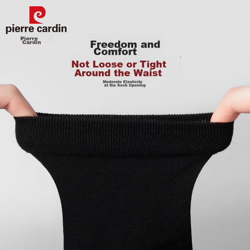Pierre Cardin Socks for Men, Summer 100% Pure Cotton, Antibacterial And Odor-Res...