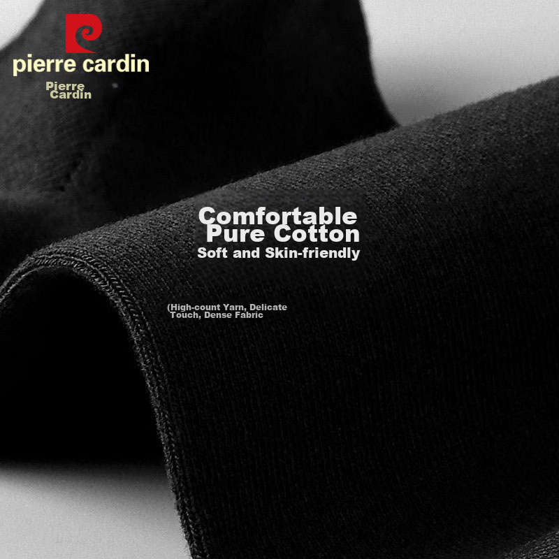 Pierre Cardin Socks for Men, All-Season 100% Pure Cotton, Antibacterial And Odor...