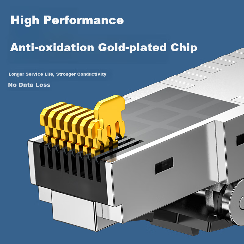 SAMZHE CAT6A Shielded Toolless RJ45 Connector, Engineering Grade 10Gbps Network...