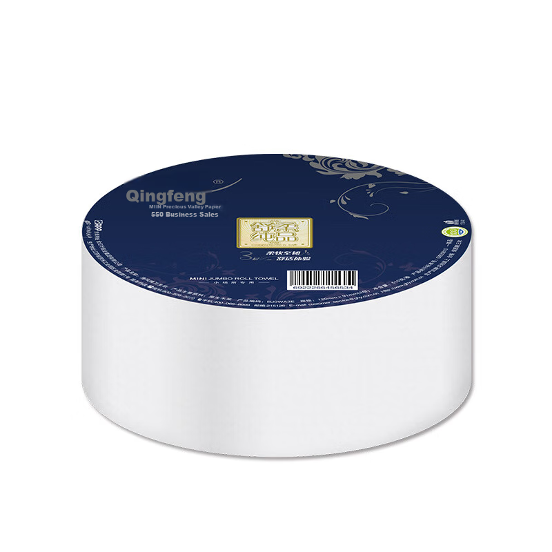 Qingfeng Youxin Toilet Paper, 3-Ply, 510g*6 Rolls, Large Roll, Commercial Use fo...