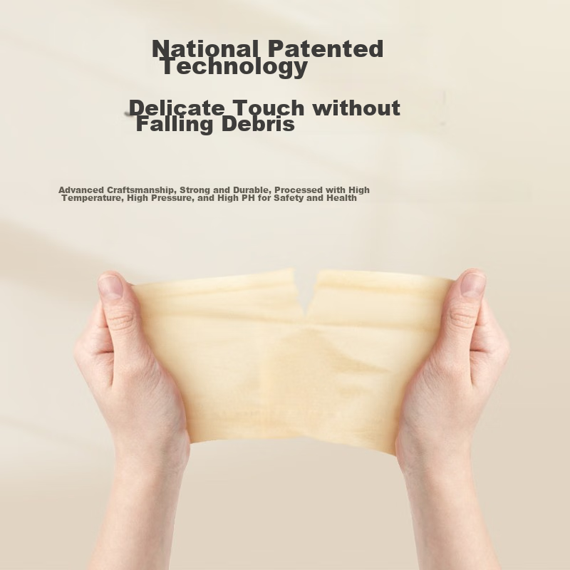 Quanlin Natural Coreless Toilet Paper, 3-Ply 70g*40 Rolls, Whole Box of Flat Toi...