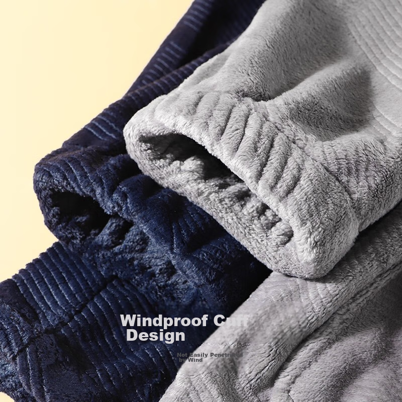 SEPTWOLVES [Warm Instantly] Men's Fleece-Lined Pajamas, Thickened And Warm, Suit...