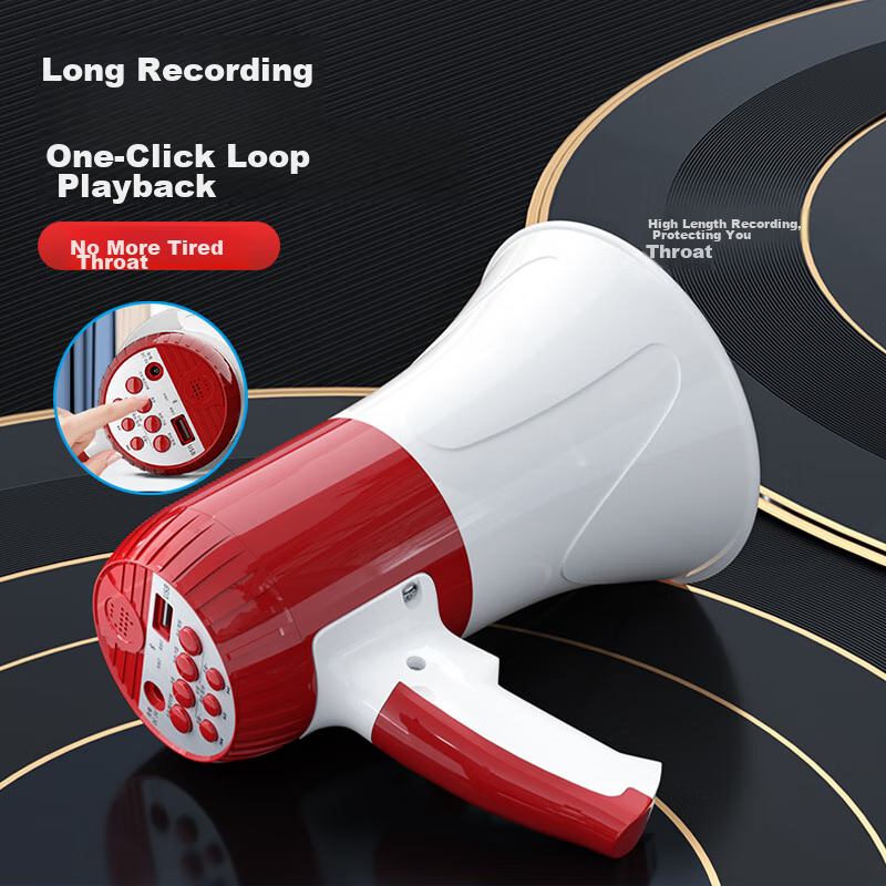 Newman 639U Large Horn Amplifier, Handheld Megaphone, Recording Speaker, Outdoor...