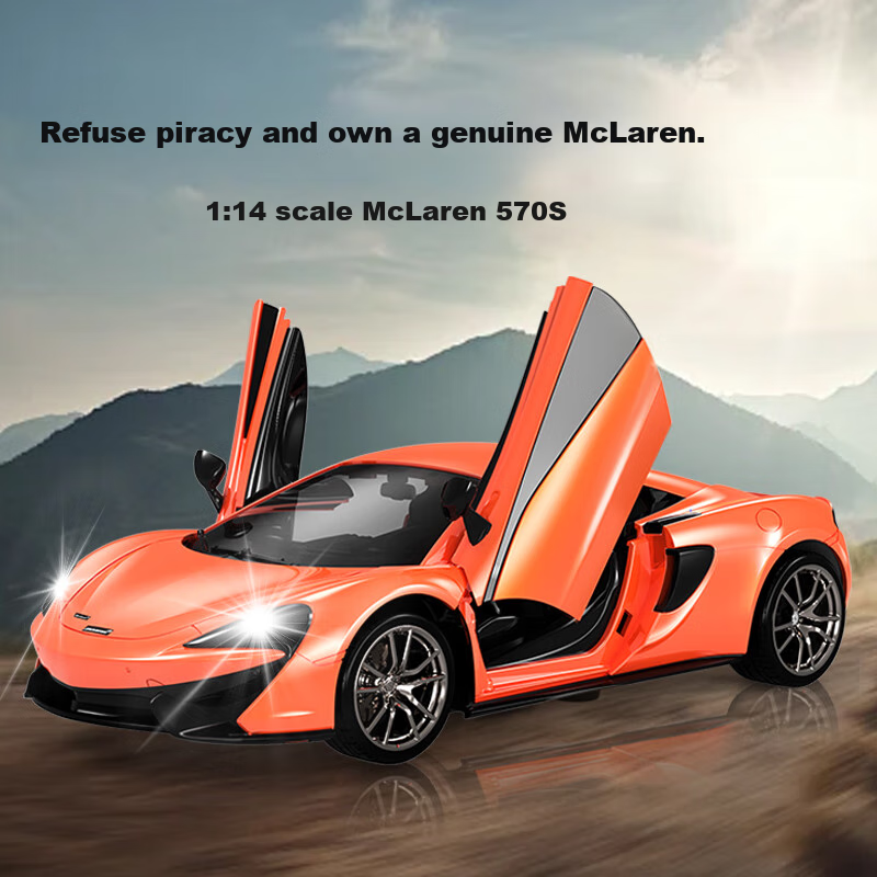 Pioneer 1:14 McLaren Licensed Remote Control Car 2.4G Wireless RC Toy Car Childr...