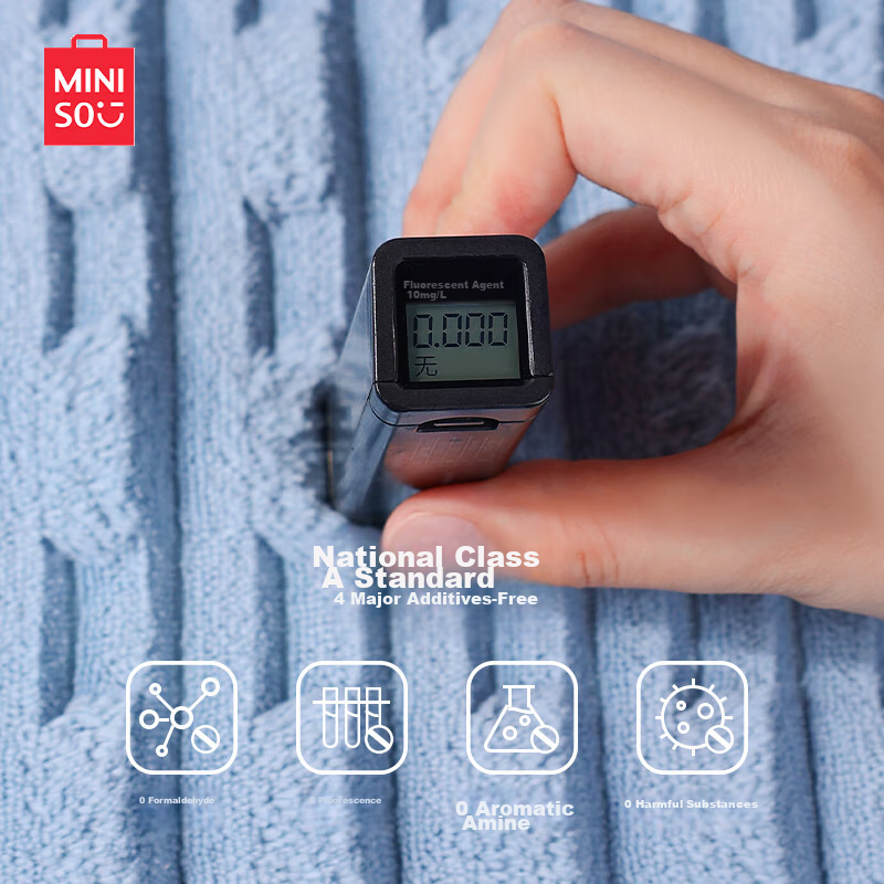 MINISO 5A Antibacterial Bath Towel, Class A Absorbent, Men's Adult Large Bath To...