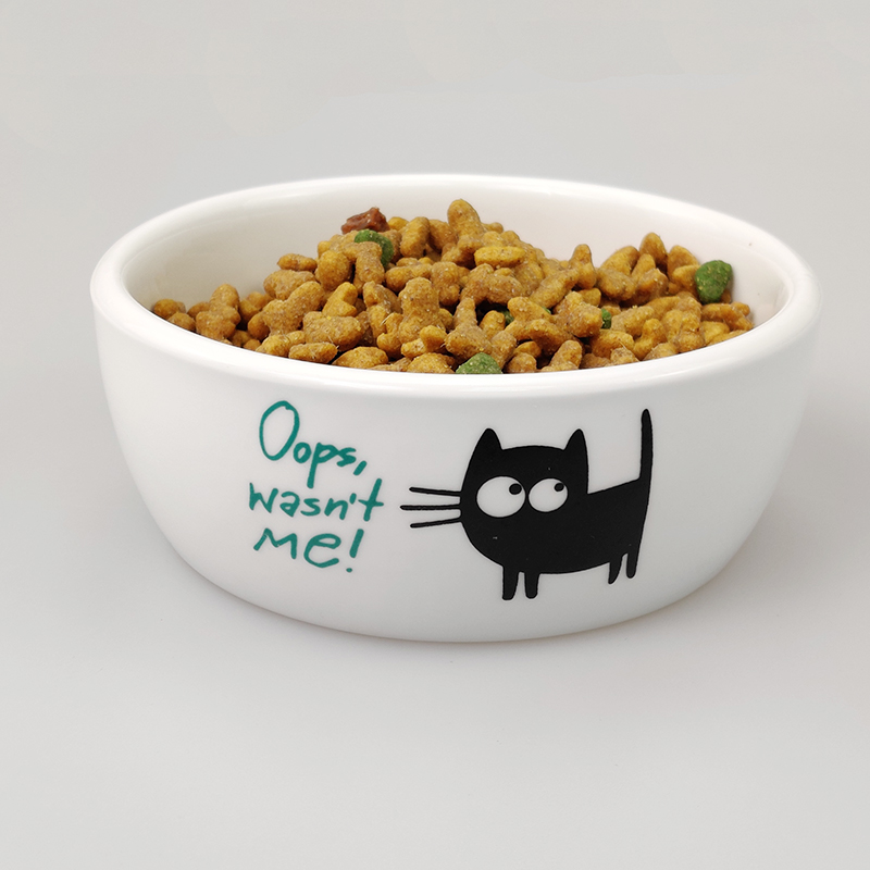 Pilot Cat Bowl Ceramic Dog Bowl Pet Bowl Food Dish Cat Water Bowl Ceramic Feedin...