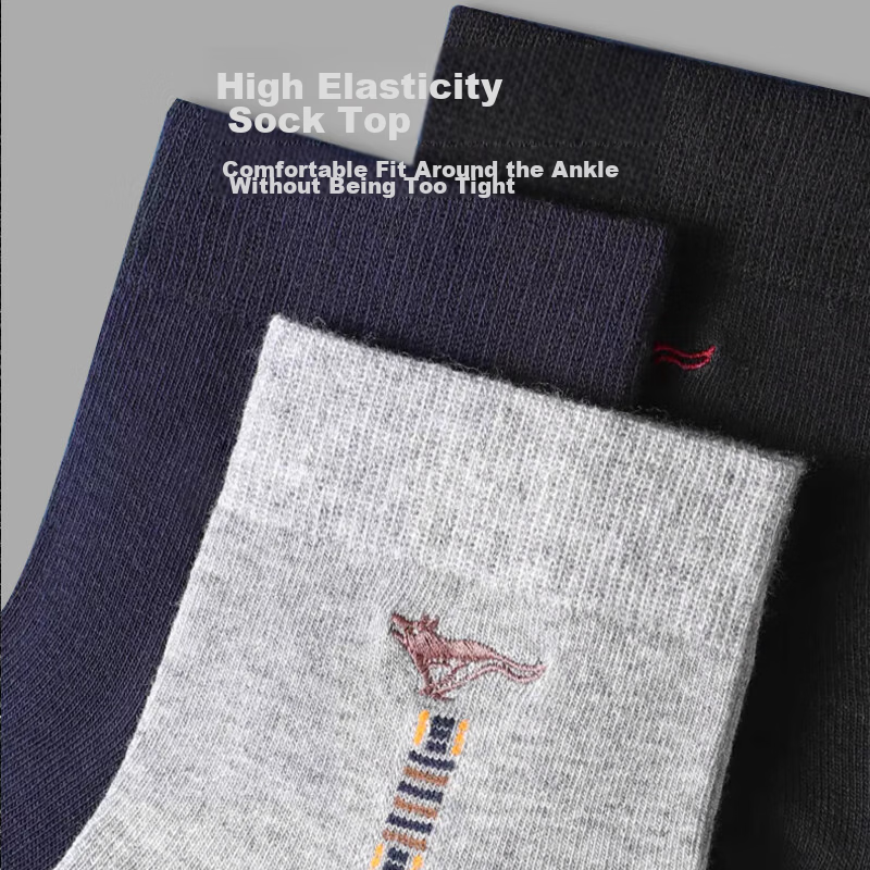 SEPTWOLVES Men's Cotton Socks, Spring And Summer, Odor-Resistant, Sweat-Absorbin...