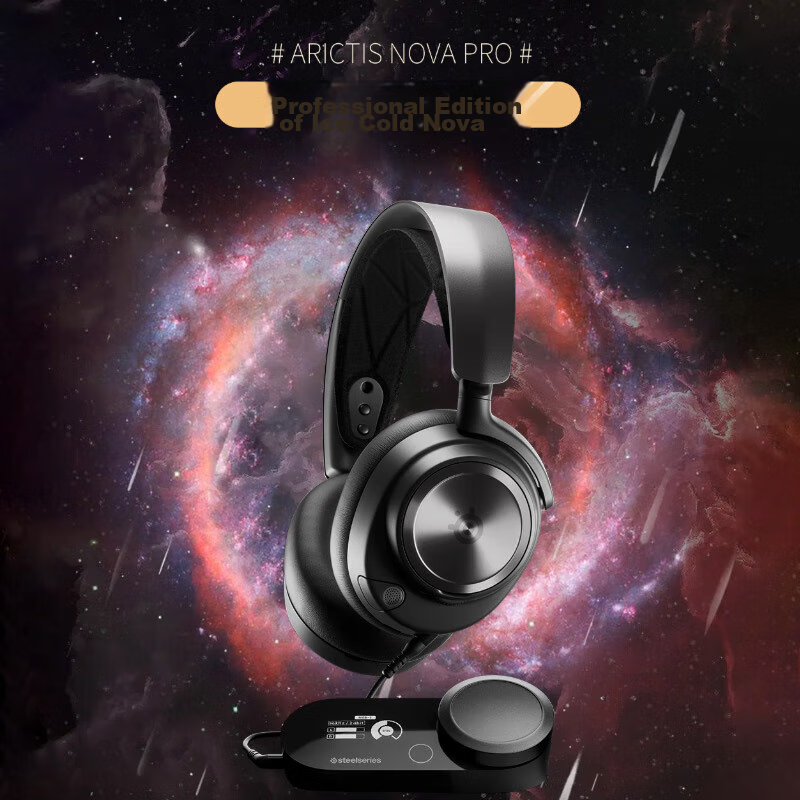 SteelSeries Arctis Nova Pro Wired Gaming Headset with DAC Sound Card, FPS Positi...