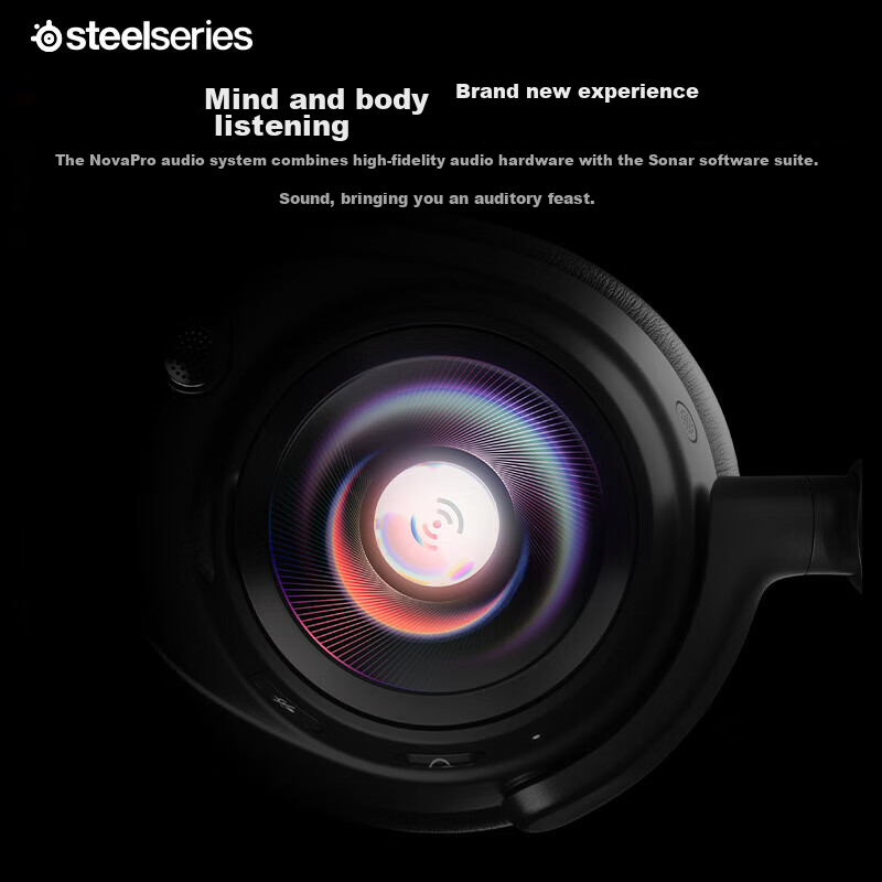 SteelSeries Arctis Nova Pro Wired Gaming Headset with DAC Sound Card, FPS Positi...