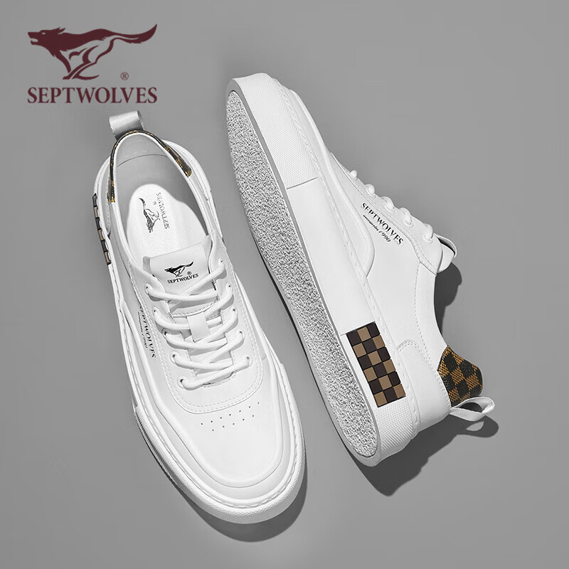 SEPTWOLVES Men's Sneakers, 618 Men's Shoes, Casual Shoes for Men, Men's Leather...