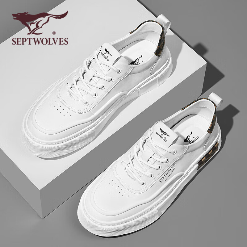 SEPTWOLVES Men's Sneakers, 618 Men's Shoes, Casual Shoes for Men, Men's Leather...