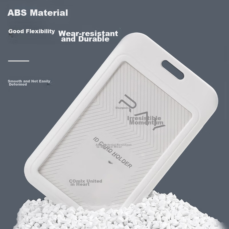 Comix ABS Vertical Tie-Style ID Card Holder, Employee Badge Holder, Bus Card Hol...