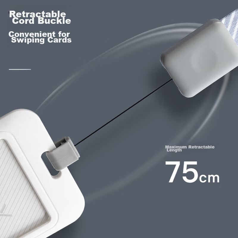 Comix ABS Vertical Tie-Style ID Card Holder, Employee Badge Holder, Bus Card Hol...