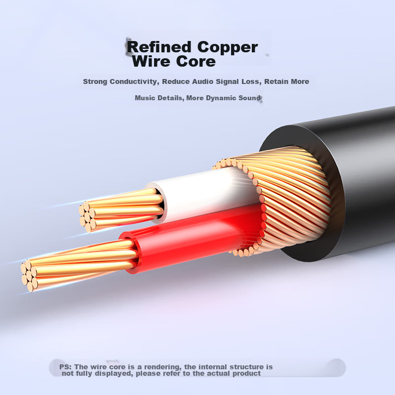 Akihabara (CHOSEAL) Car AUX Audio Cable, 3.5mm to 3.5mm Headphone Adapter Cable,...