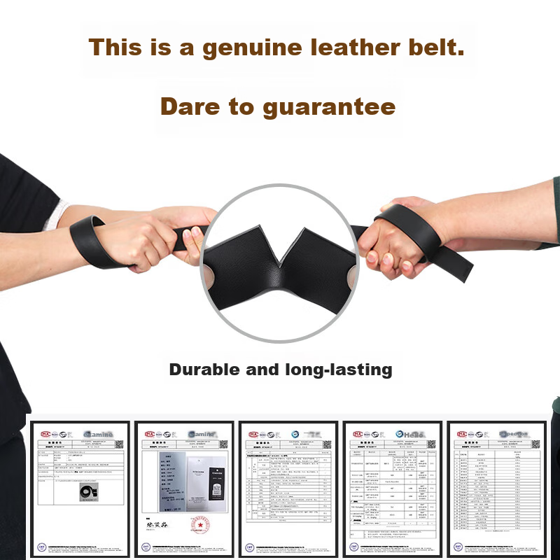 Shanshan Leather Belt for Men, Genuine Leather, No Teeth, Automatic Buckle, Busi...