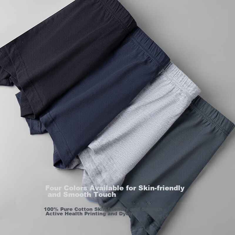 SEPTWOLVES Men's Underwear, Pure Cotton Antibacterial Men's Boxer Briefs, Printe...