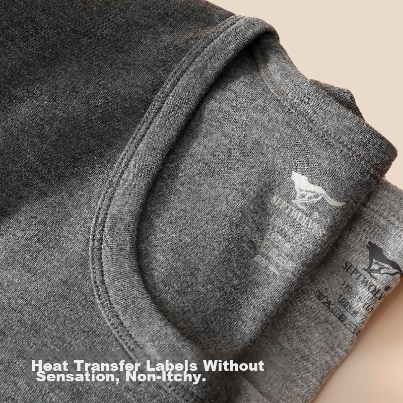 SEPTWOLVES [Pure Cotton Antibacterial] Thermal Underwear for Men, Autumn And Win...