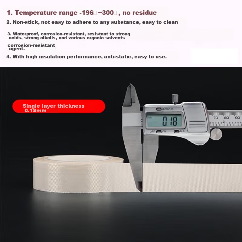 Oumai Teflon Heat-Resistant Tape, Teflon Insulation Tape, High Temperature Resis...
