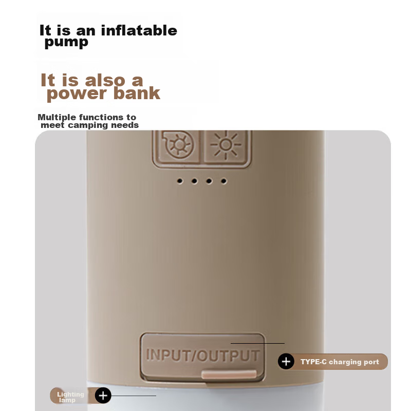 MOBIGARDEN Inflatable Pump, Outdoor Camping Portable Air Mattress Pump, Canghai...