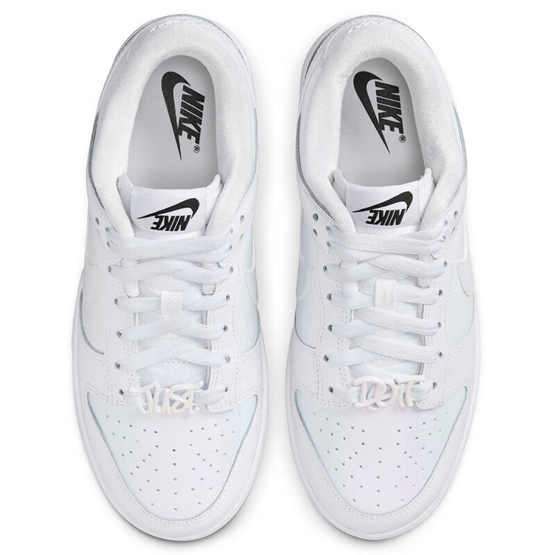 Nike Women's Casual Sneakers, Cushioned DUNK Sports Shoes, FD8683-100, White, Si...