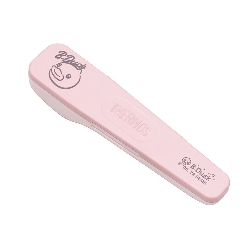 THERMOS Children's Tableware, 316L Stainless Steel Chopsticks And Spoon with Por...